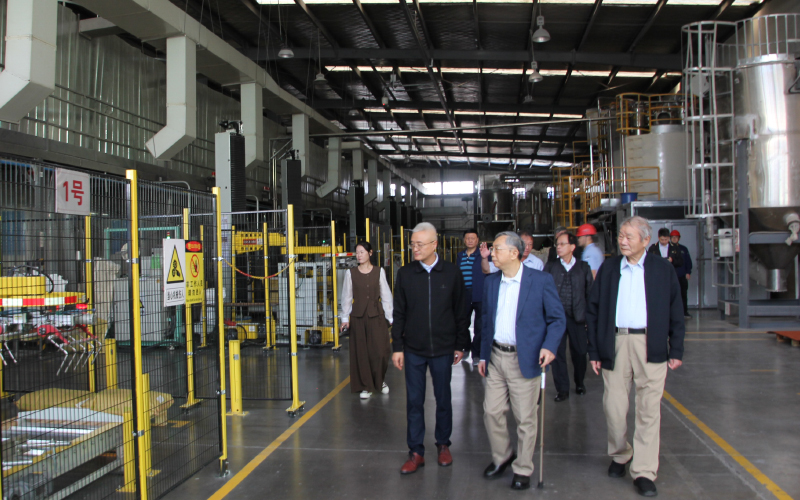 Warmly Welcome Chairman Xu Chunhua of CHIMEI Industry and His Delegation to Visit Qingdao Zhongxinhuamei for Inspection and Guidance