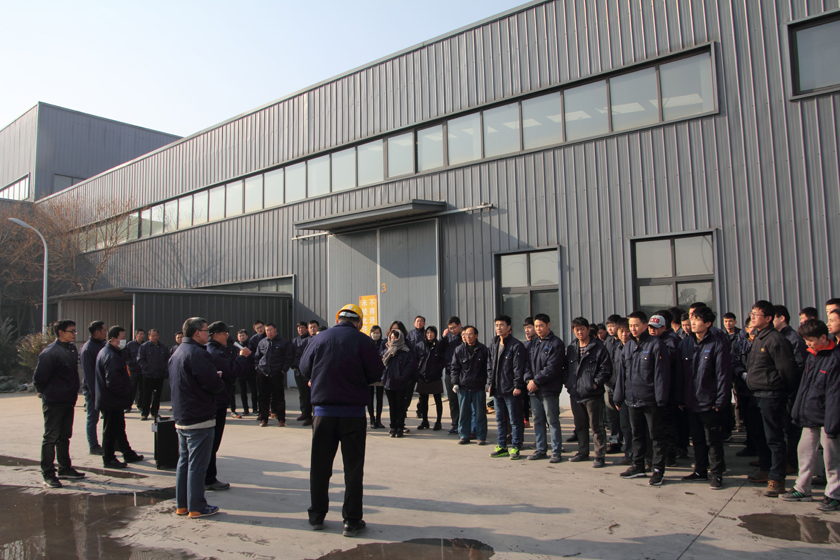 總經(jīng)理點評消防演習(xí)